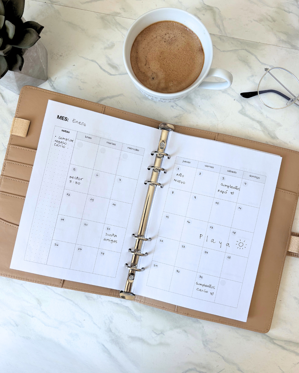 Planner A5 Beige