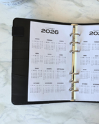 Planner A6 Negro