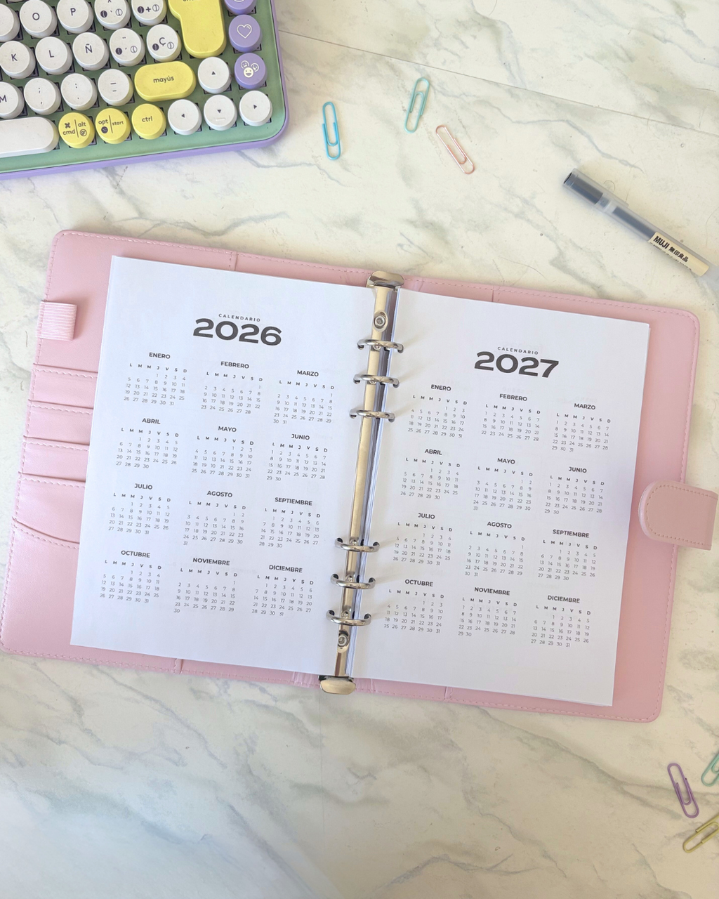 Planner A5 Lila